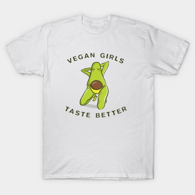 Vegan T-Shirt / Funny Vegan T-Shirt / Avocado Vegan / Kinky Vegan / Cute Vegan T-Shirt by monicasan